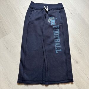Y2K Nike Football Baggy Sweatpants Raw Hem Youth